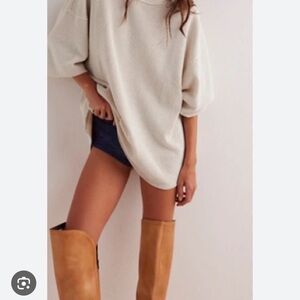 slouchy oversized cozy thermal
